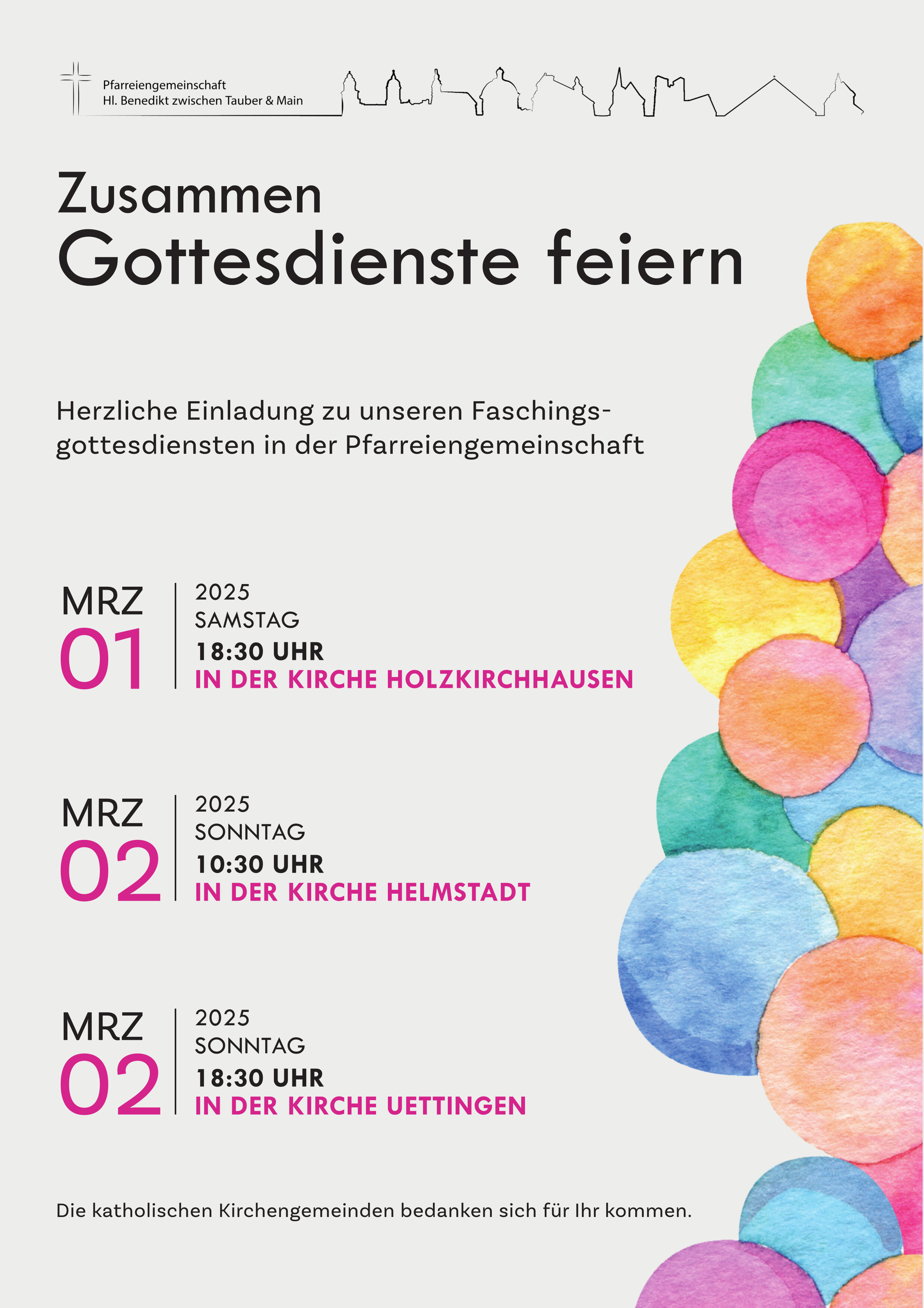 2025 02 09 Faschingsgottesdienste